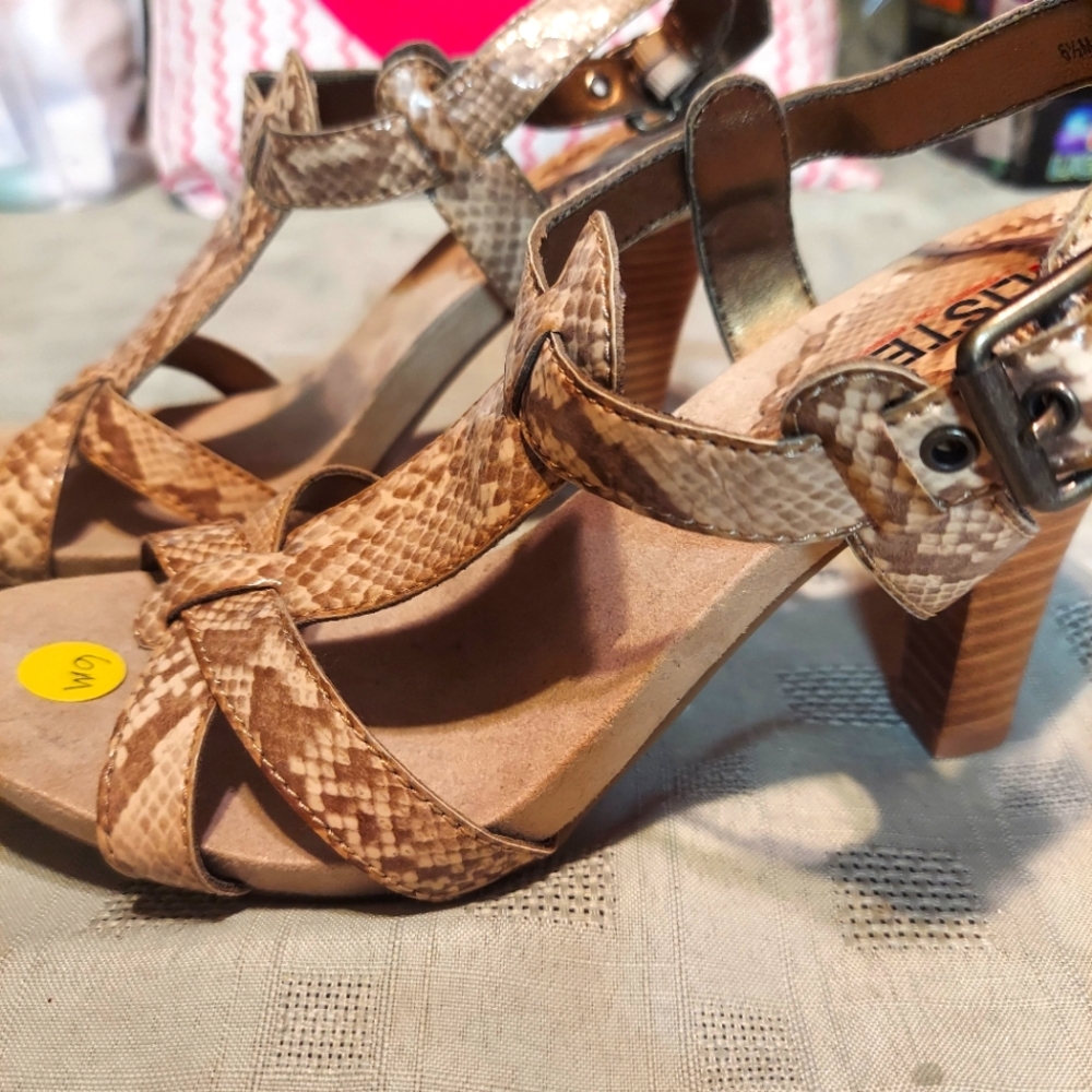 Unlisted Kenneth Cole  Snake Strappy Heels